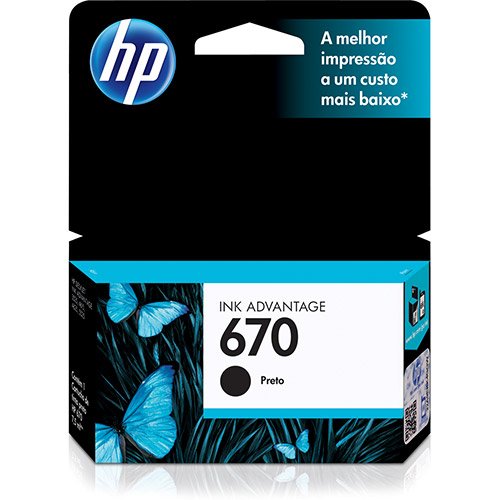 CARTUCHO HP 670 BK